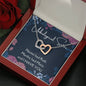 Unbiological Sister - Naomi Had Ruth - Interlocking Hearts Necklace