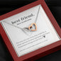 Best Friend Definition - The One - Interlocking Hearts Necklace