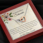 An Meine Kleine Schwester Von Schwester - Denke Immer Daran - Interlocking Hearts Necklace