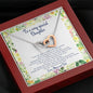 To A Very Special Daughter - From The Day - Interlocking Hearts Necklace