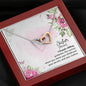 Sister - A Female Sibling - Interlocking Hearts Necklace