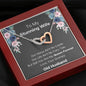 To My Stunning Wife - Our Home Ain't No Castle - Interlocking Hearts Necklace