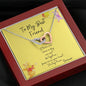 To My Best Friend - Interlocking Hearts Necklace