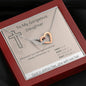To My Gorgeous Daughter - Whenever You Feel Overwhelmed - Interlocking Hearts Necklace
