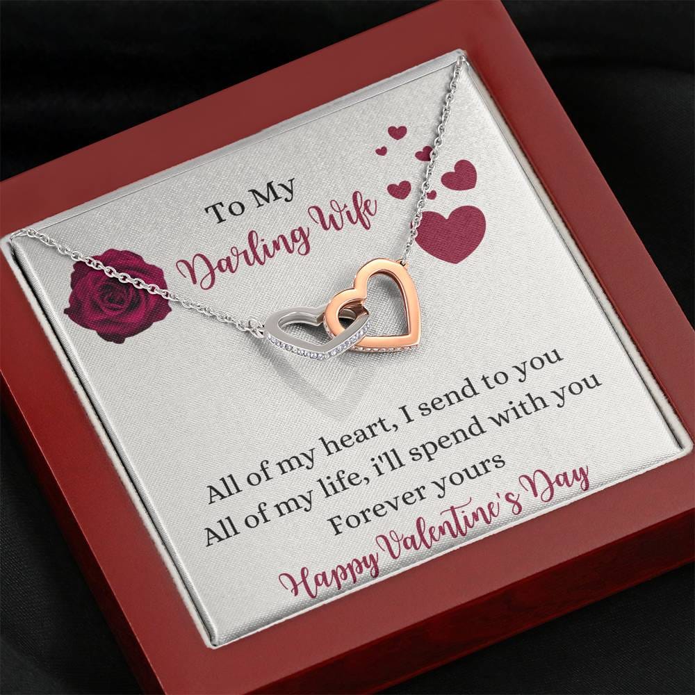 To My Darling Wife - All Of My Heart - Happy Valentines Day