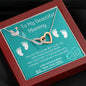 To My Beautiful Mommy - Personalized - Interlocking Hearts Necklace