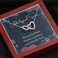 Unbiological Sister - Interlocking Hearts Necklace