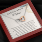 To My Son's Girlfriend - The First Time - Interlocking Hearts Necklace