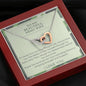 To My Beautiful Army Wife - If I Could - Interlocking Hearts Necklace