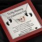 To My Mommy On Valentines Day - Interlocking Hearts Necklace