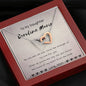 To My Daughter - No One Else - Interlocking Hearts Necklace