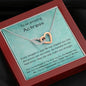 To An Amazing Actress - Interlocking Hearts Necklace