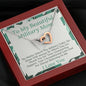 To My Beautiful Military Mom - No Matter - Interlocking Hearts Necklace