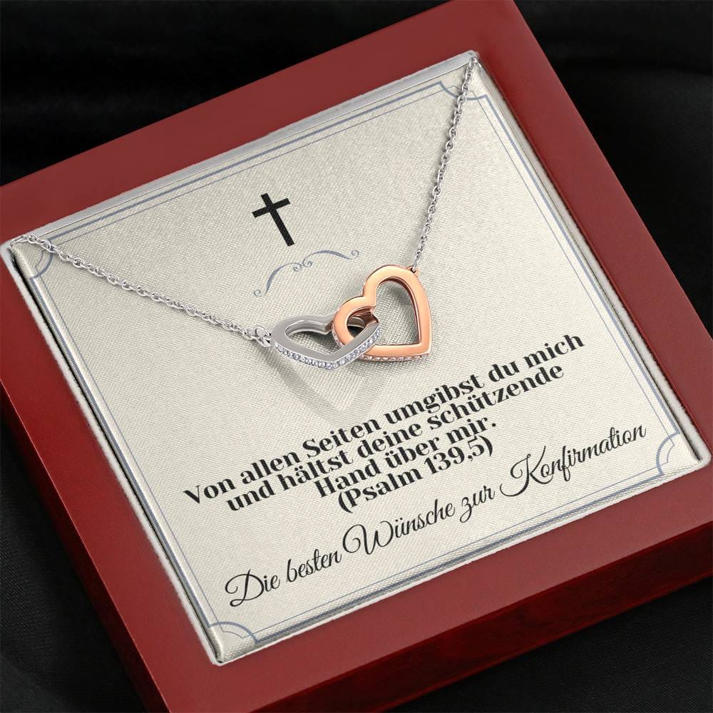 Die Besten Wünsche Zur Konfirmation - Interlocking Hearts Necklace