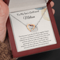 To My Son's Girlfriend - The First Time - Interlocking Hearts Necklace