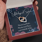 Unbiological Sister - Interlocking Hearts Necklace