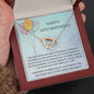 Happy 14th Birthday - We Hope Today - Interlocking Hearts Necklace
