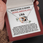 Gratulation Zu Deinem Schulabschluss - Interlocking Hearts Necklace