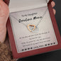 To My Daughter - No One Else - Interlocking Hearts Necklace