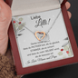 Denke Immer Daran - Interlocking Hearts Necklace