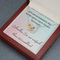 Personalisierte Karte - Interlocking Hearts Necklace