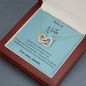 Para Mi Nieta - Interlocking Hearts Necklace