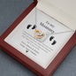 To My Mommy - I May Just Be - Interlocking Hearts Necklace