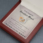 To My Daughter - No One Else - Interlocking Hearts Necklace