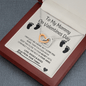 To My Mommy On Valentines Day - Interlocking Hearts Necklace