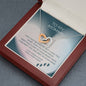 To My Mommy - I May Just Be - Interlocking Hearts Necklace