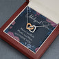 Unbiological Sister - Naomi Had Ruth - Interlocking Hearts Necklace