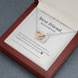 Best Friend Definition - The One - Interlocking Hearts Necklace