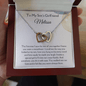 To My Son's Girlfriend - The First Time - Interlocking Hearts Necklace