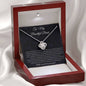 To My Beautiful Bride - I Cannot Wait - Love Knot Necklace