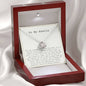 To My Bestie - Interlocking Hearts Necklace