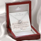 To My Sassenach - You Are Mine - Love Knot Necklace