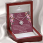 To My Beautiful Grandmother - I Am The Luckiest Grandson - Love Knot Necklace
