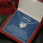 To The Best Army Mom In The World - No Matter - Love Knot Necklace