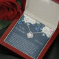 To My Soulmate - I Love You - Love Knot Necklace