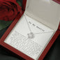 To My Bestie - Interlocking Hearts Necklace