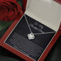 To My Beautiful Bride - I Cannot Wait - Love Knot Necklace