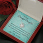 To Our Beautiful Daughter - We Love You - Love Knot Necklace