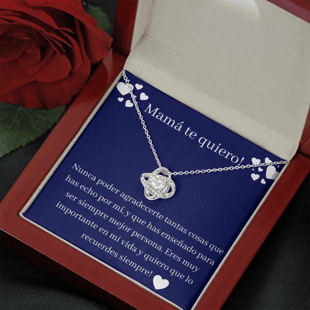 Mama te quiero - Love Knot Necklace