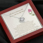 The Loss Is Immeasurable - You Can Shed Tears That He Is Gone - Love Knot Necklace