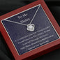 To My Sister - If I Could Give You - Love Knot Necklace