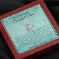 To My Girlfriend's Beautiful Mom - Thank You For Everything - Love Knot Necklace