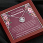 To An Amazing Coworker - You Are The Smile - Love Knot Necklace