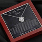 To My Beautiful Bride - With So Much Love - Love Knot Necklace