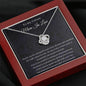 To My Future Mom In Law - Thank You For Raising - Love Knot Necklace
