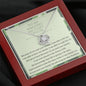 To An Amazing Military Spouse - Because Of You - Love Knot Necklace